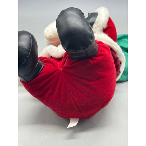 Christmas Santa Plush Stuffed Animal About 13" By Main Joy Used READ - Picture 8 of 10
